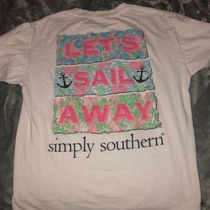 White Simply Southern Shirt